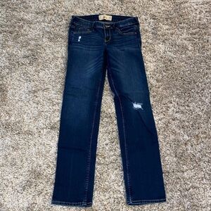 HOLLISTER Blue Skinny Jeans size 5 Regular